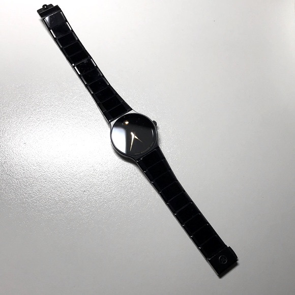 ⭐️HOST PICK⭐️ MOVADO Museum PVD Finished Stainless Steel Black Dial Watch - Picture 13 of 14